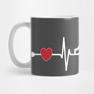 German Shepherd Heartbeat Mug